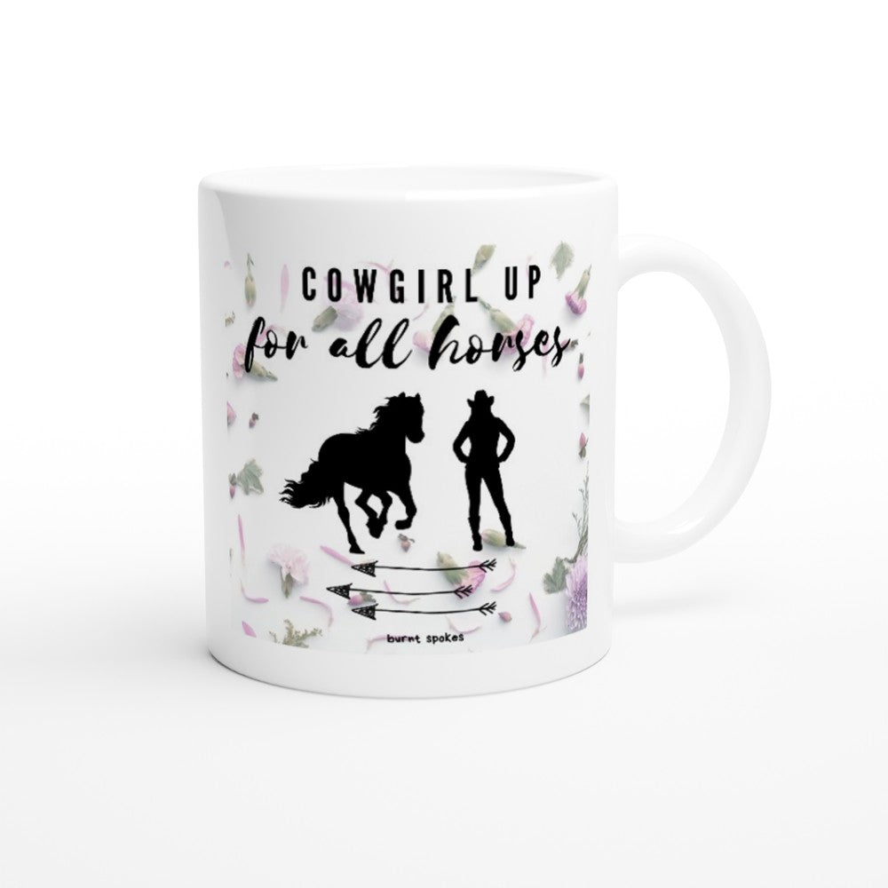 Cowgirl Up Ceramic Mug - Dishwasher & Microwave Safe