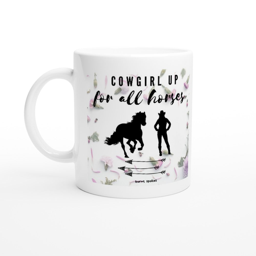 Cowgirl Up Ceramic Mug - Dishwasher & Microwave Safe