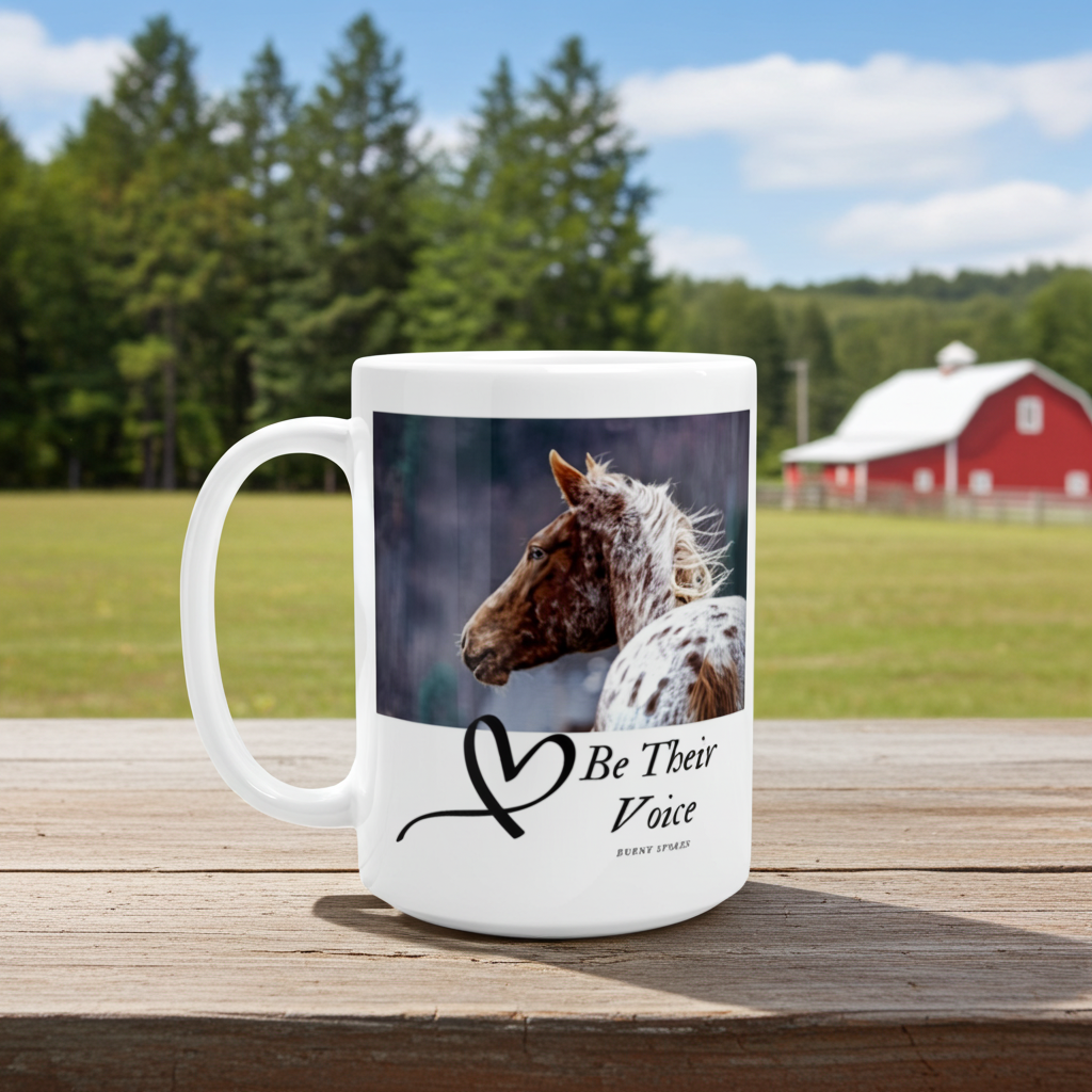 Be Their Voice Ceramic Mug - Dishwasher & Microwave Safe