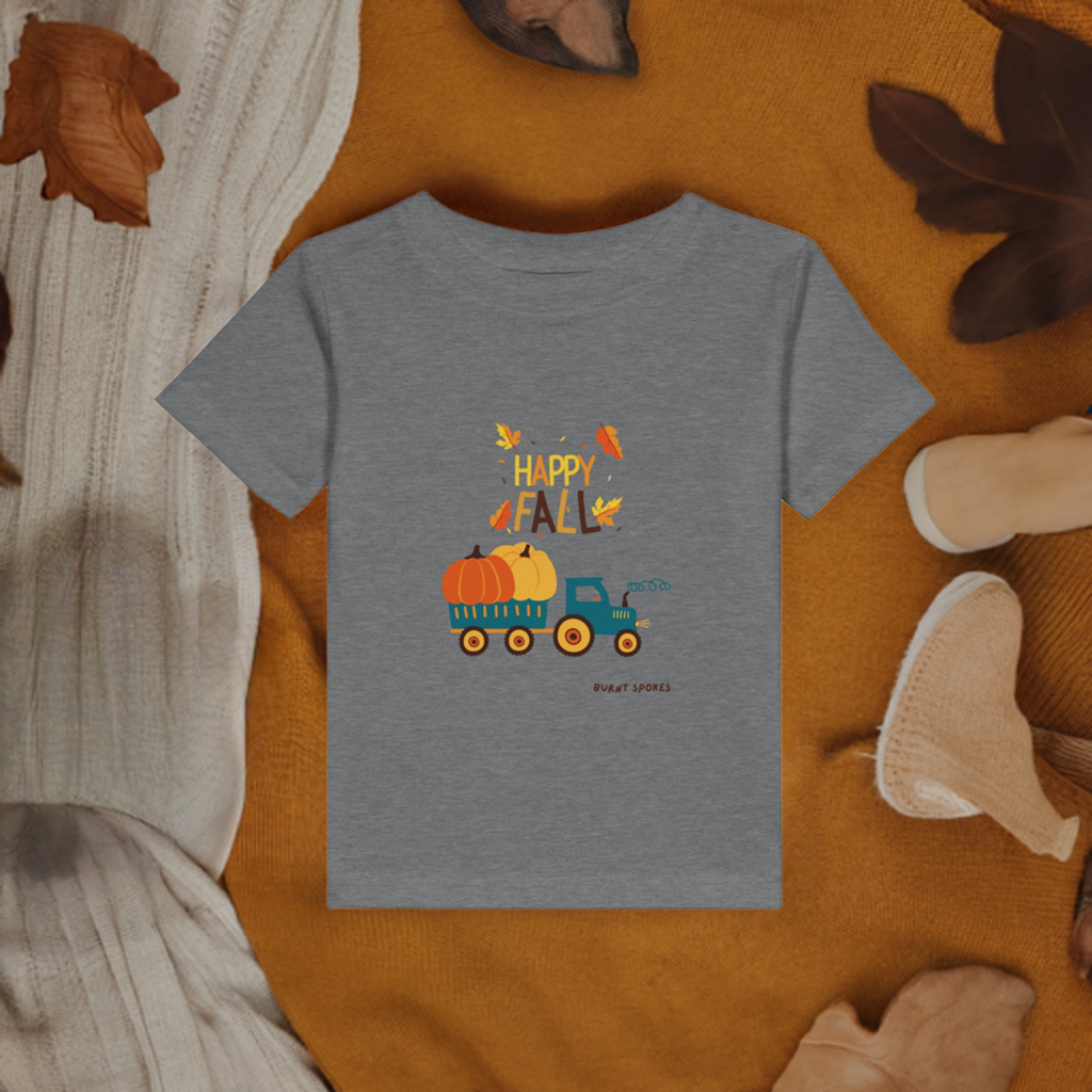 Toddler Happy Fall Jersey T-Shirt