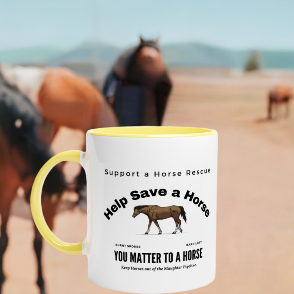 Help Save a Horse Mug - Dishwasher & Microwave Safe