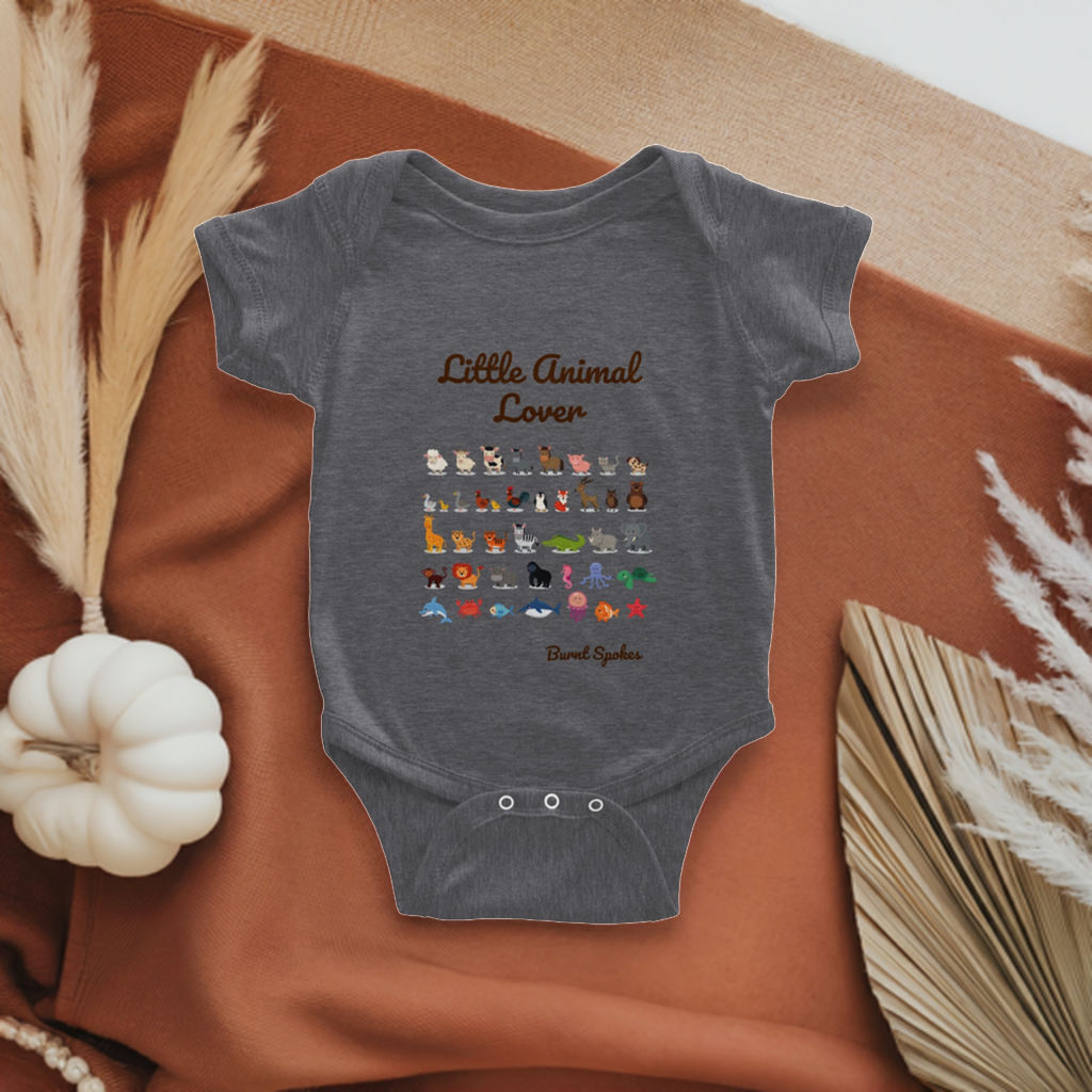 Little Animal Lover Short Sleeve Onesie