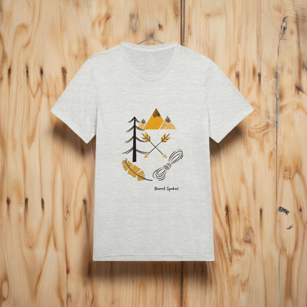 Outdoorsy Unisex Modern Fit Crewneck Tee