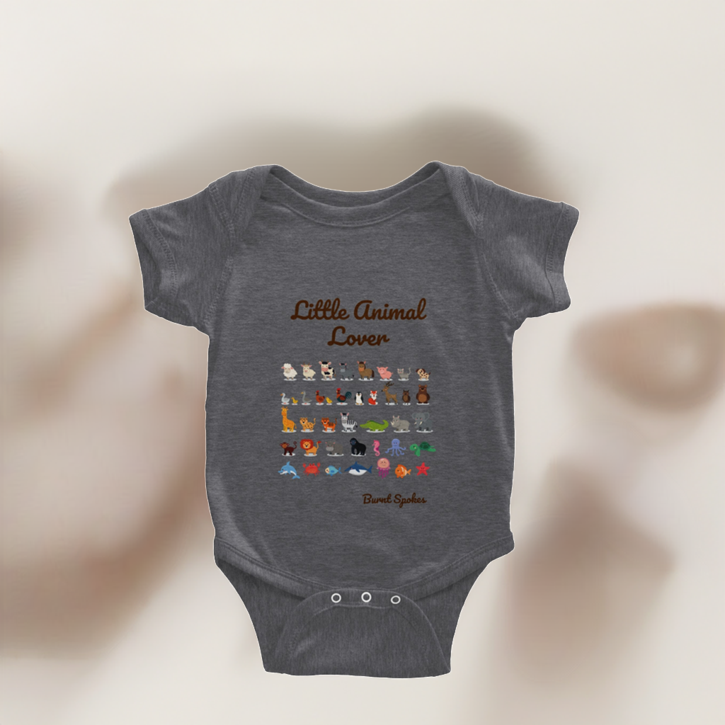 Little Animal Lover Short Sleeve Onesie