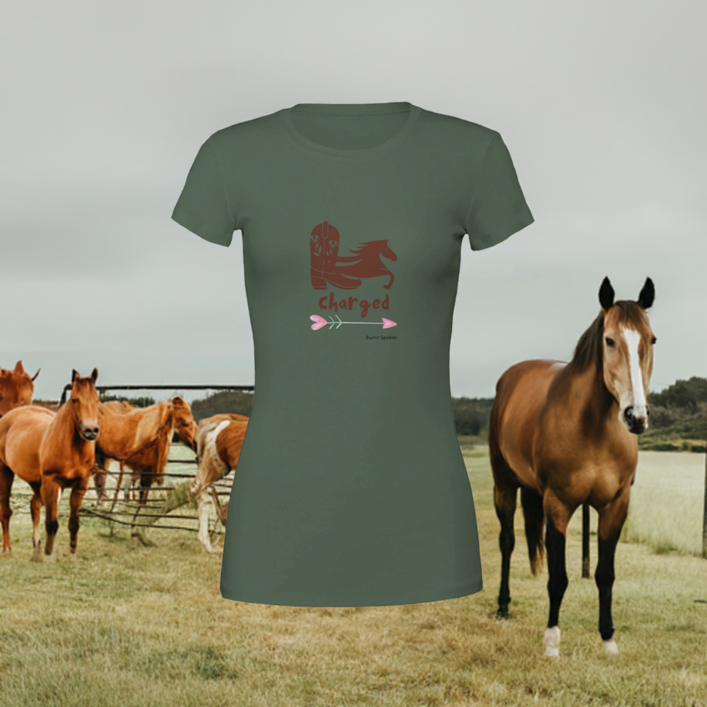 Charged Womens Crewneck T-Shirt