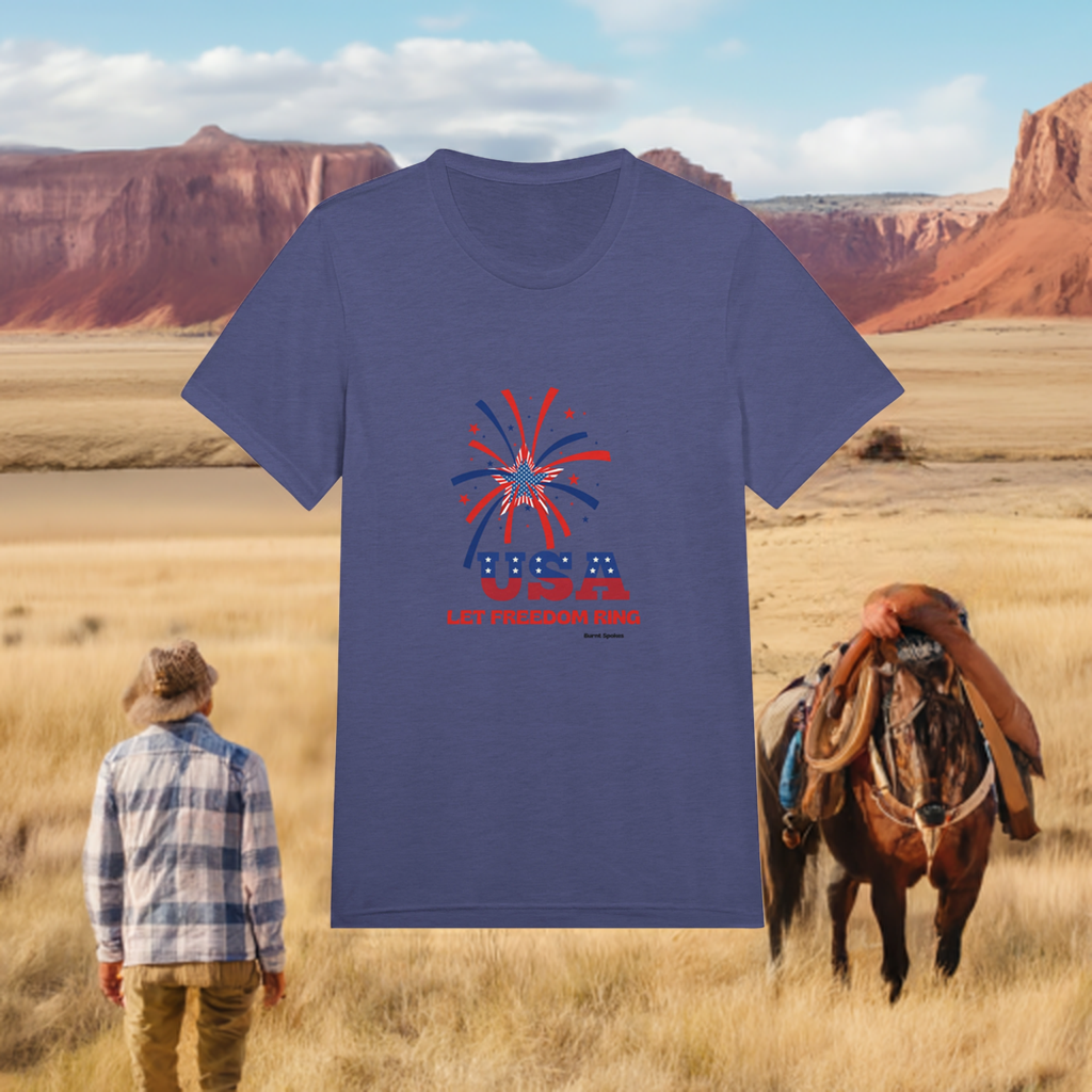 USA Celebration Unisex Tri-Blend T-Shirt