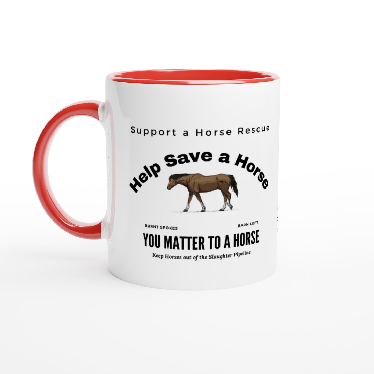Help Save a Horse Mug - Dishwasher & Microwave Safe