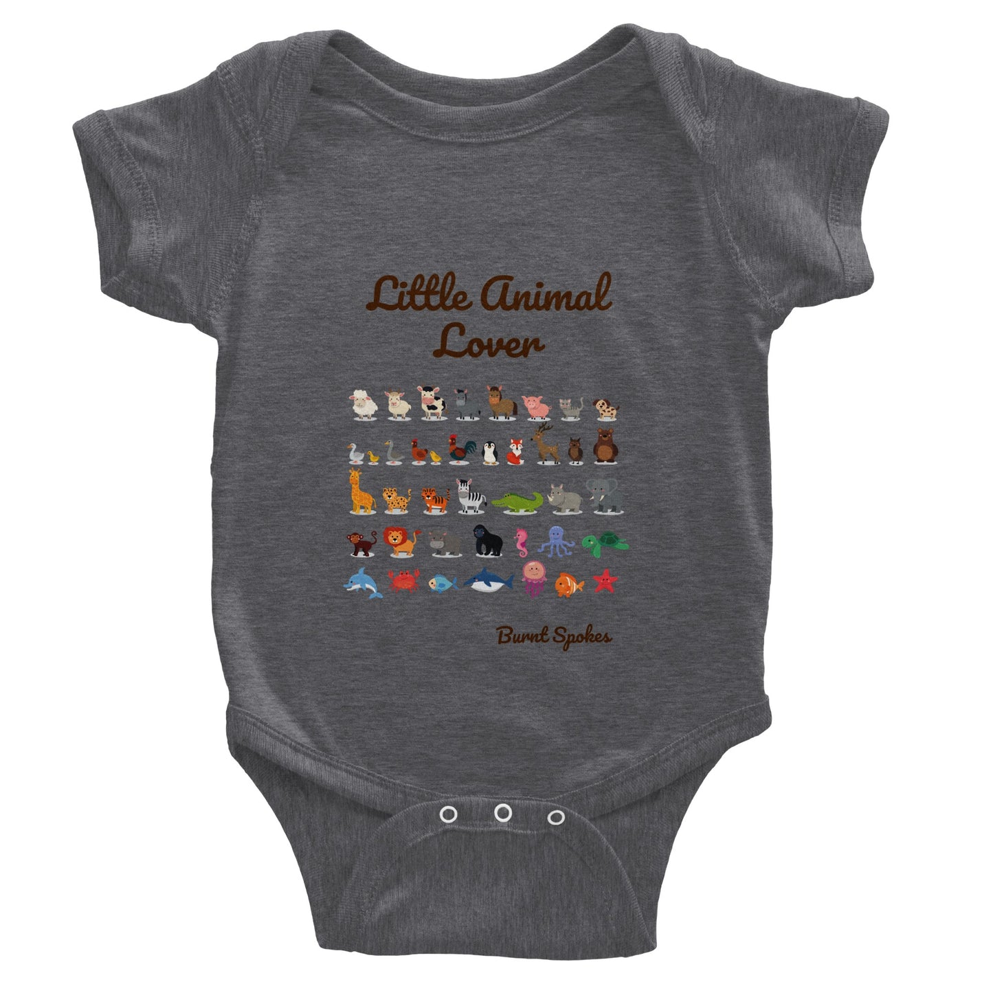 Little Animal Lover Short Sleeve Onesie