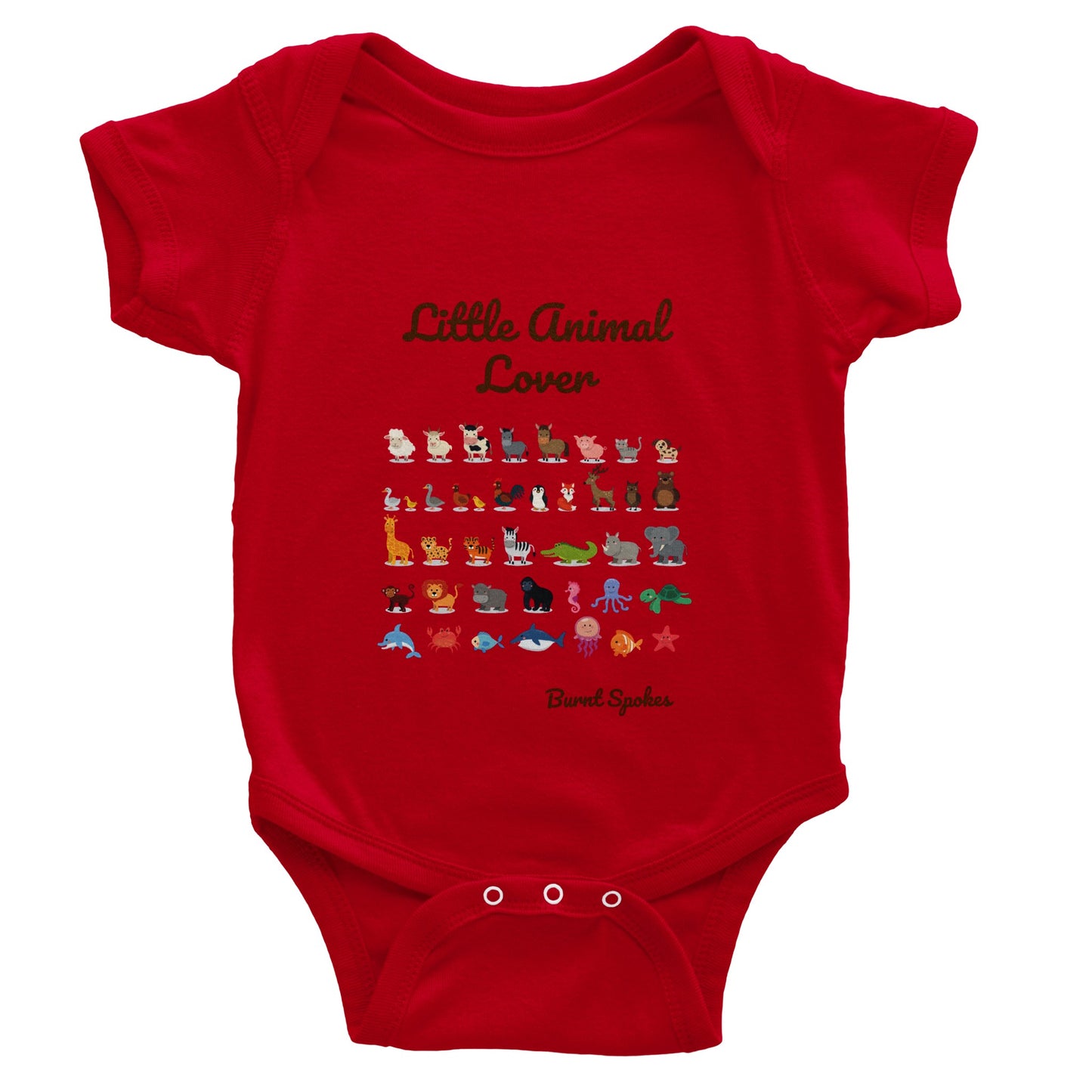 Little Animal Lover Short Sleeve Onesie