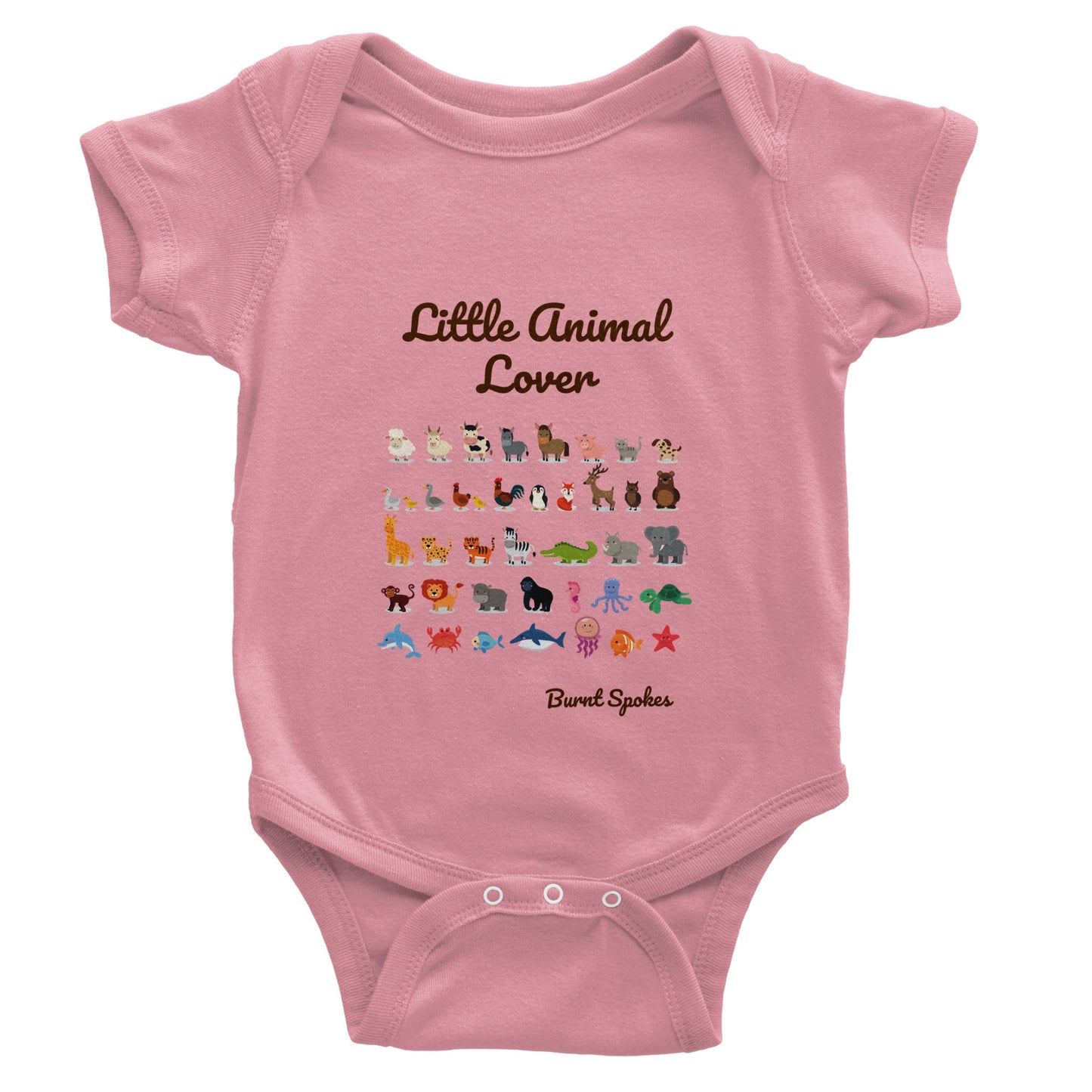 Little Animal Lover Short Sleeve Onesie