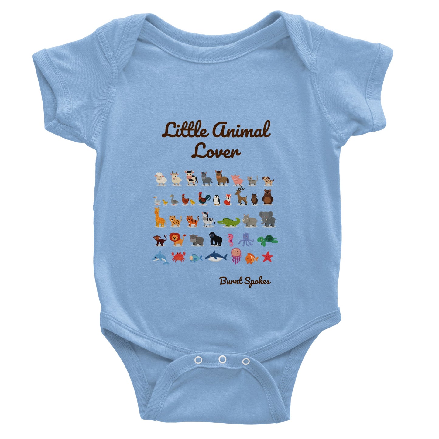 Little Animal Lover Short Sleeve Onesie