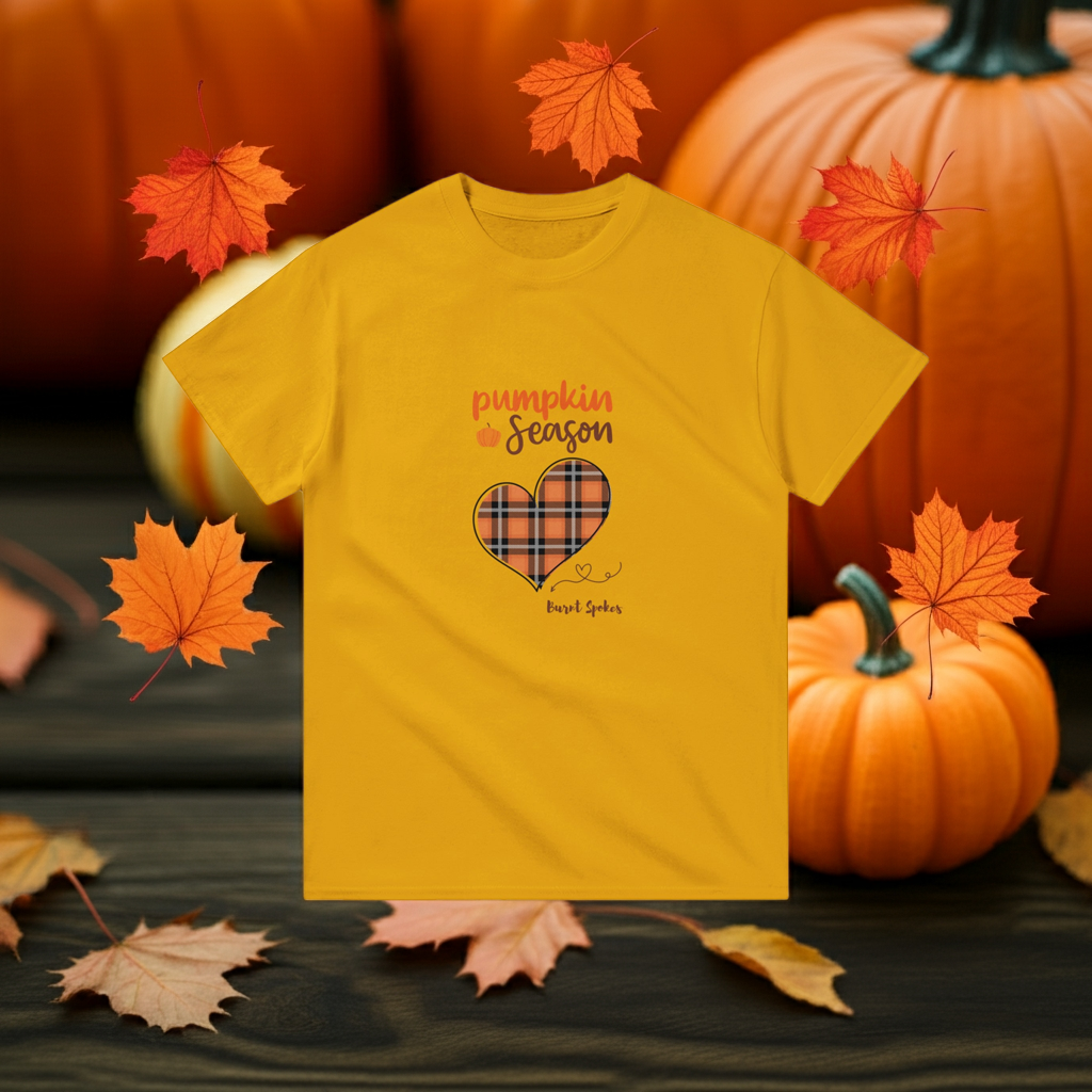 Pumpkin Season Casual Crewneck Tee