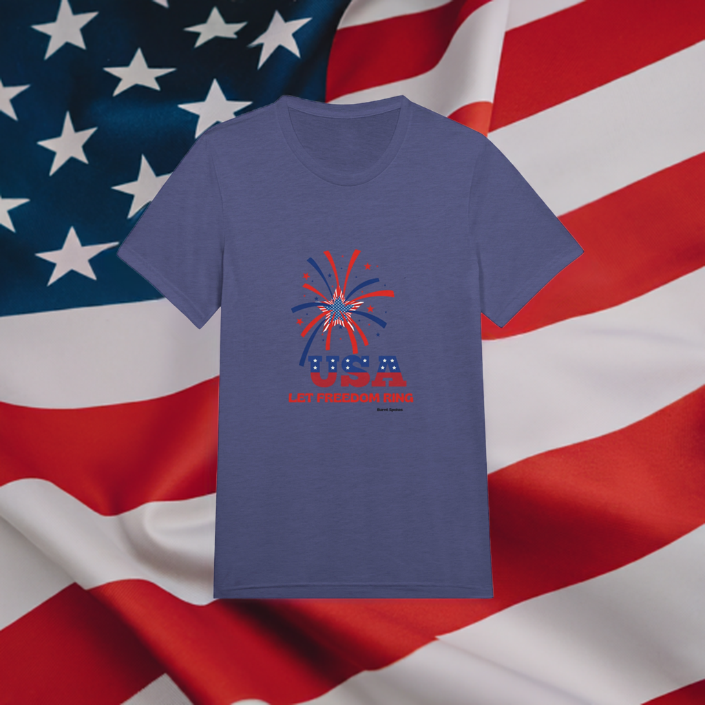 USA Celebration Unisex Tri-Blend T-Shirt – Soft & Modern Fit