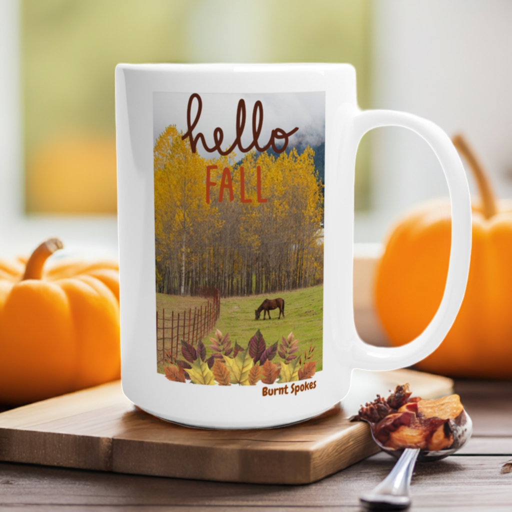 Hello Fall Ceramic Mug - Dishwasher & Microwave Safe