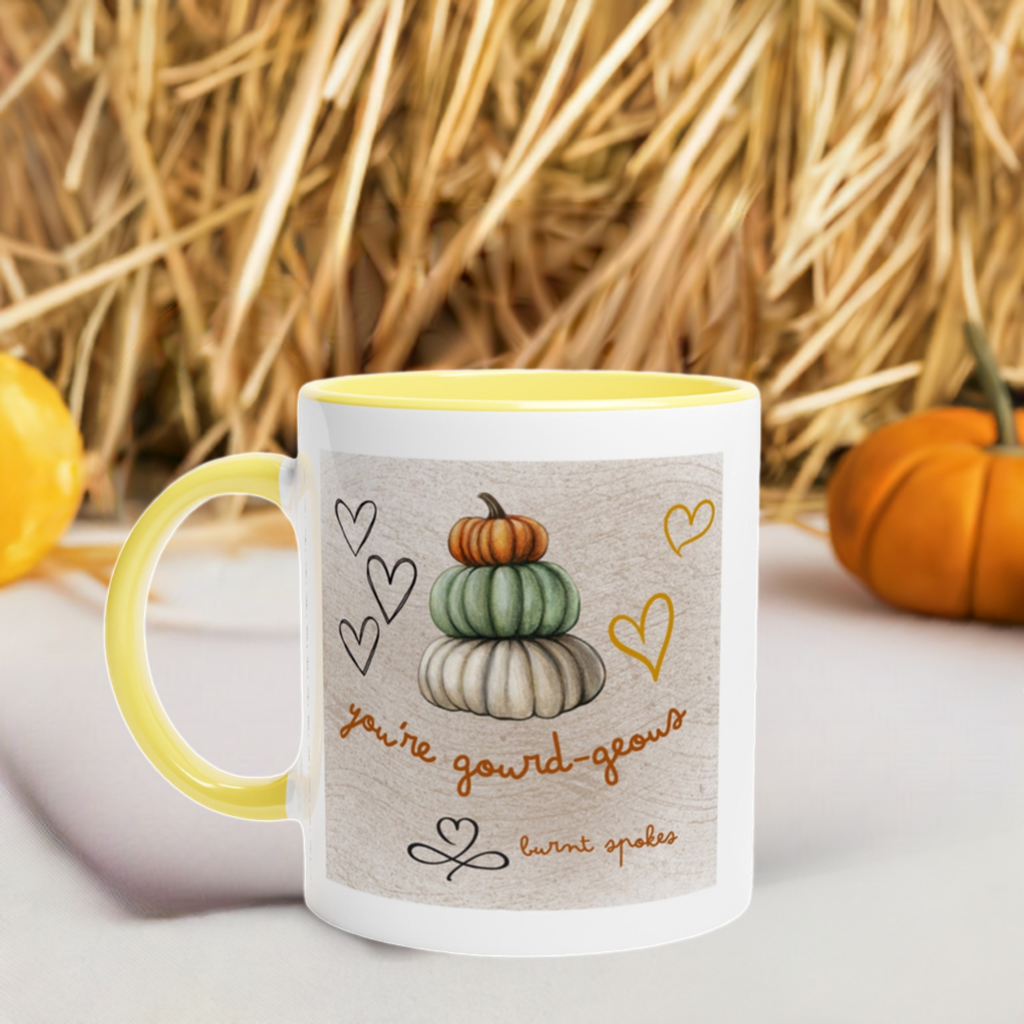 Gourd-geous Ceramic Mug - Dishwasher & Microwave Safe