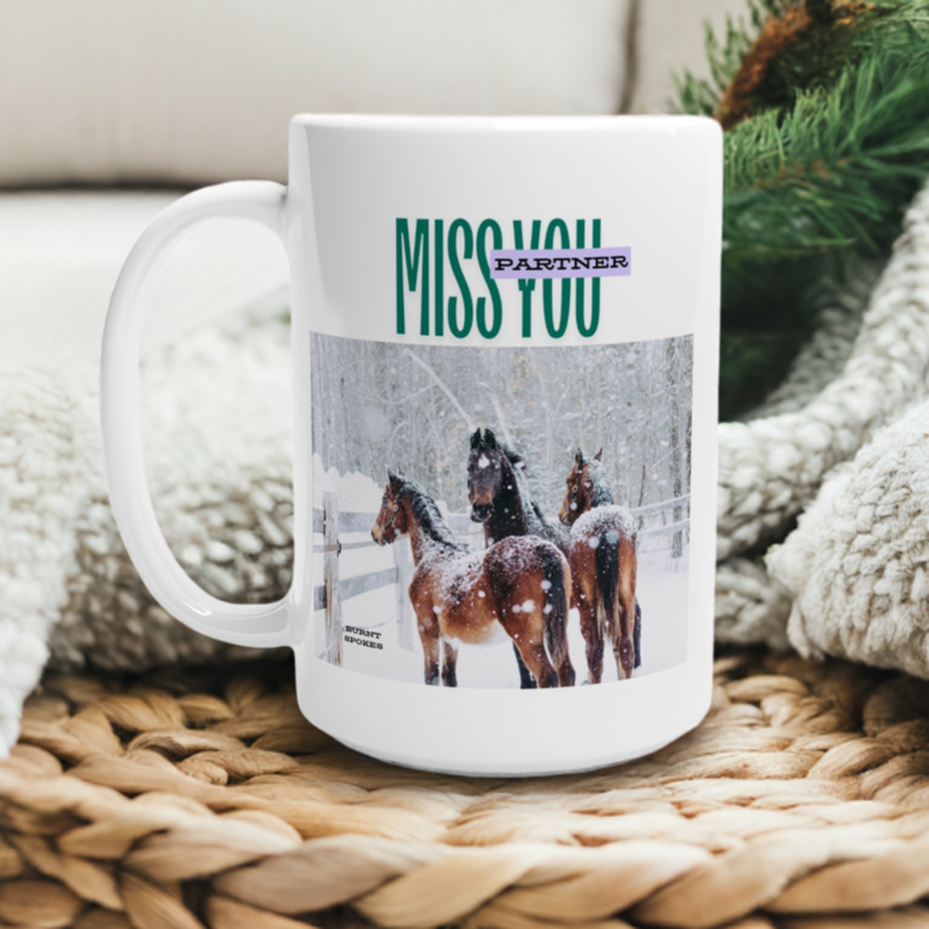 Miss You Partner Western Ceramic Mug