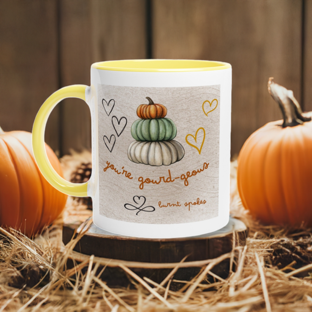 Gourd-geous Ceramic Mug - Dishwasher & Microwave Safe