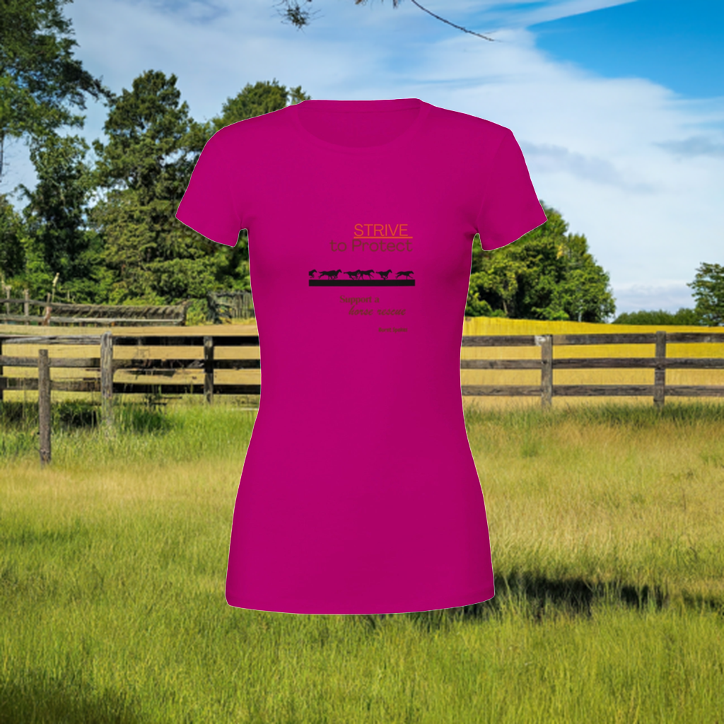 Strive to Protect Ladies Crewneck Tee