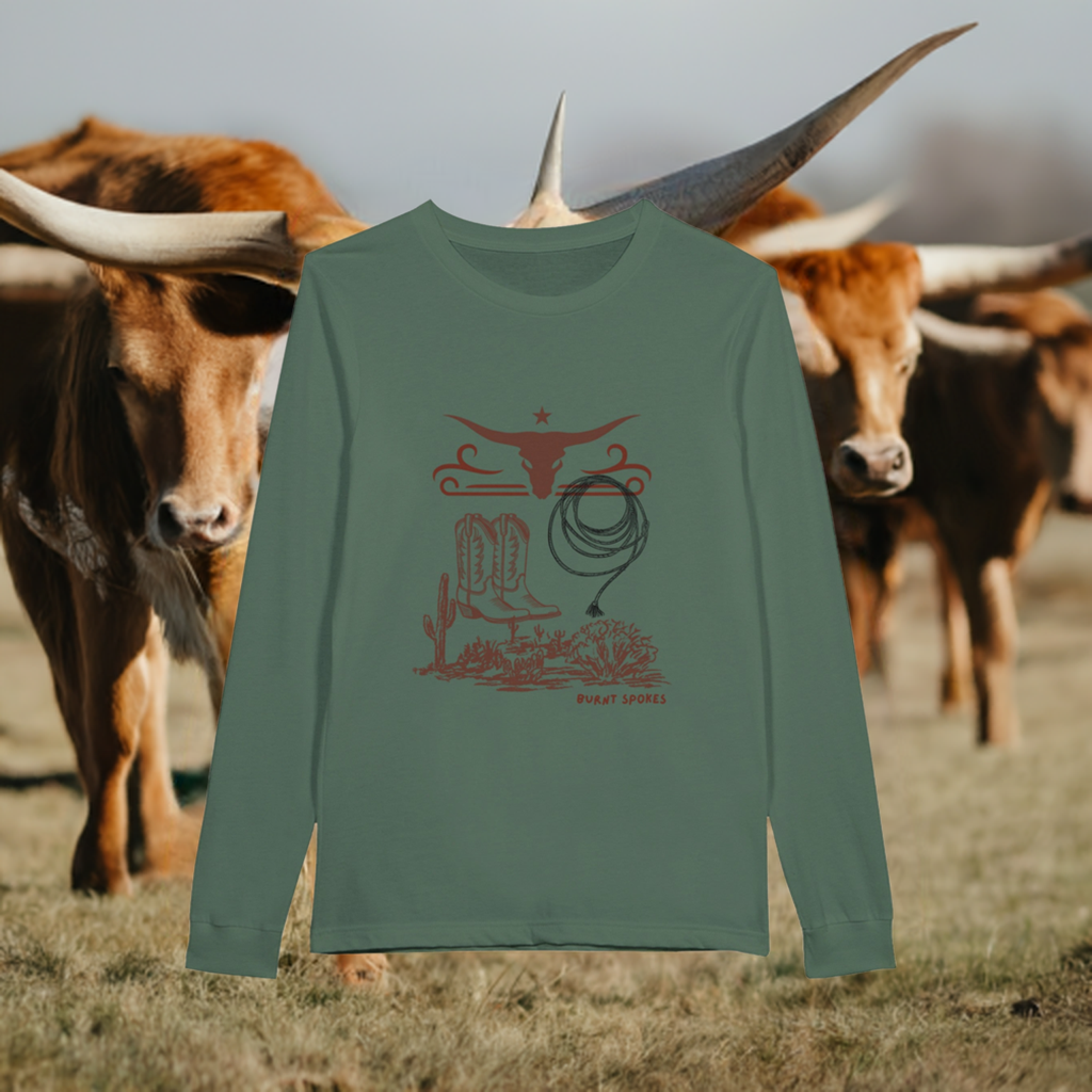 Western Love Unisex Long Sleeved Tee