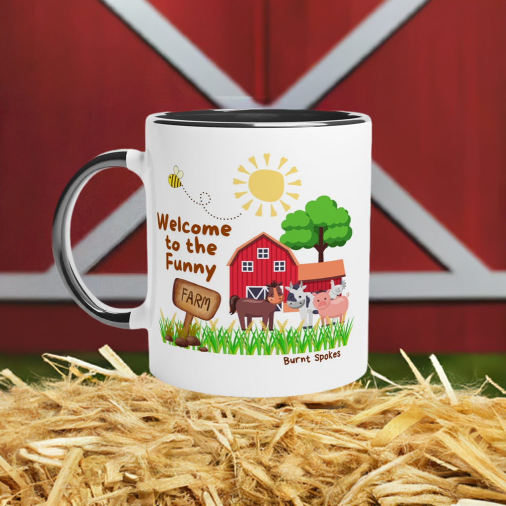 Funny Farm Ceramic Mug - Dishwasher & Microwave Safe