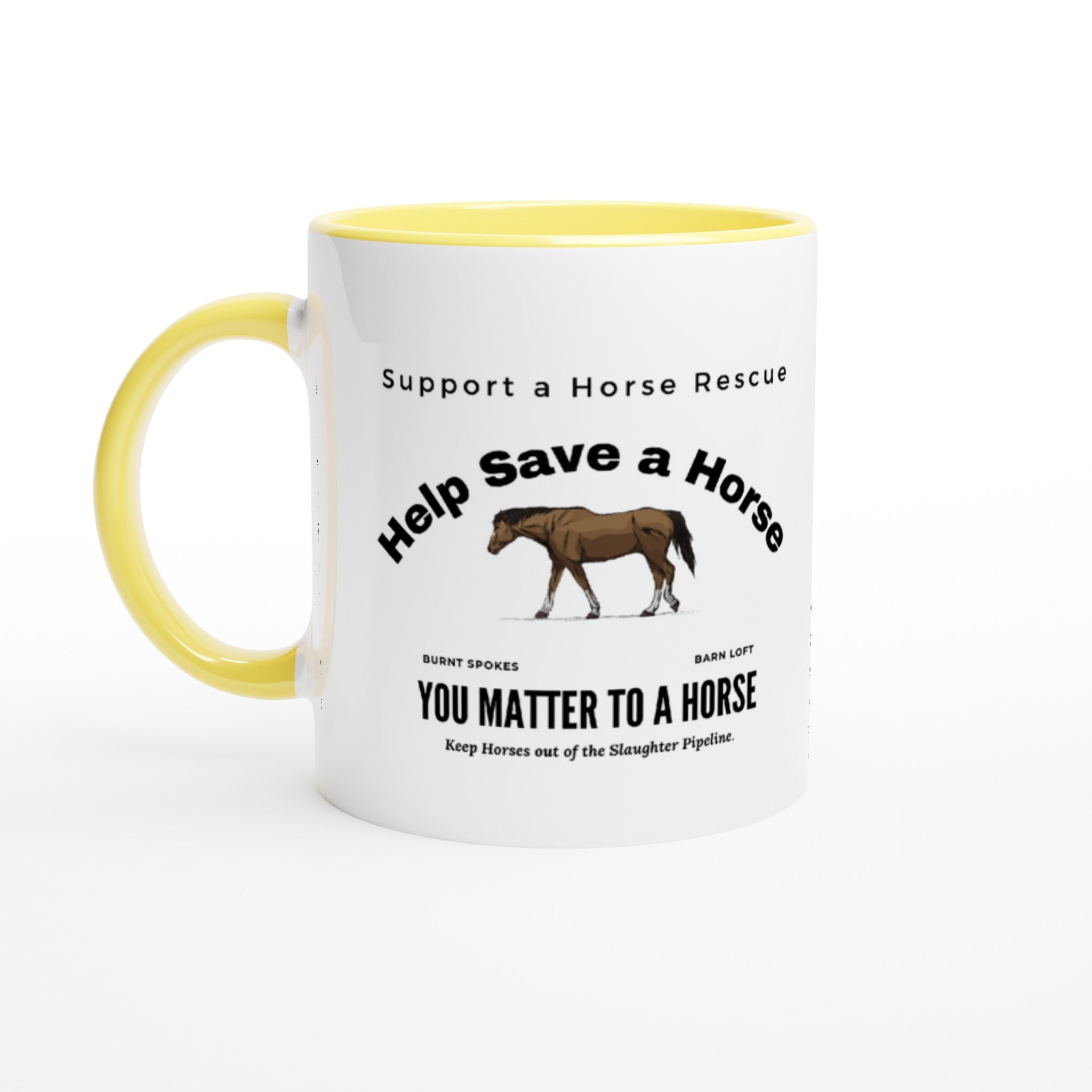 Help Save a Horse Mug - Dishwasher & Microwave Safe